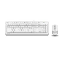 A4 TECH F1010 KABLOLU USB STANDART BEYAZ Q KLAVYE+MOUSE