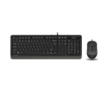 A4 TECH F1010 KABLOLU USB STANDART GRİ Q KLAVYE MOUSE
