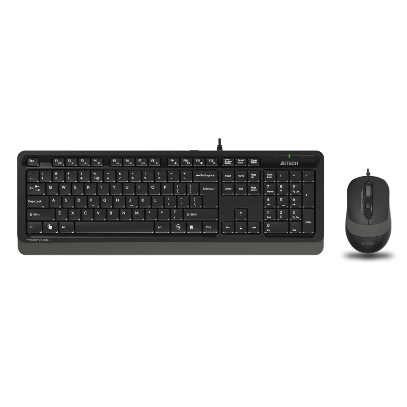 A4 TECH F1010 KABLOLU USB STANDART GRİ Q KLAVYE MOUSE