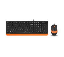 A4 TECH F1010 KABLOLU USB STANDART TURUNCU Q KLAVYE+MOUSE
