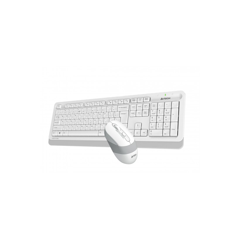 A4 TECH FG1010 KABLOSUZ STANDART BEYAZ Q KLAVYE MOUSE