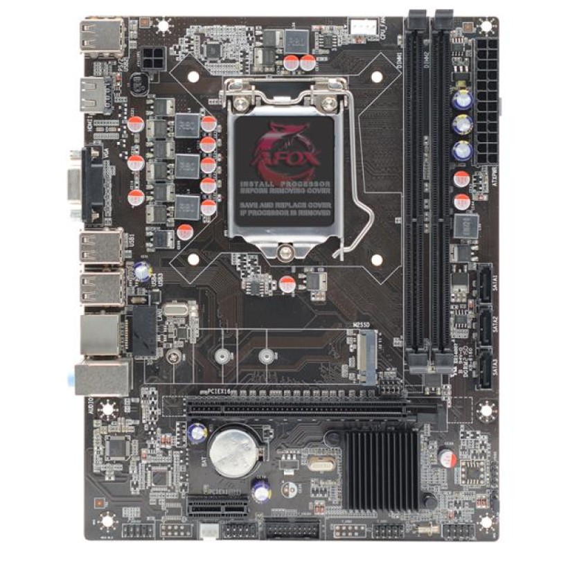 AFOX IH61-MA5-V6 H61 2xDDR3 VGA+HDMI 1x LAN 1X M.2 NVMe Gen3 1155 PIN ANAKART