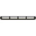 AGER AC-611-24E 8P8C,LSA,ALTIN KONTAK 24 PORT CAT6 DOLU 1U ZIRHSIZ PATCH PANEL