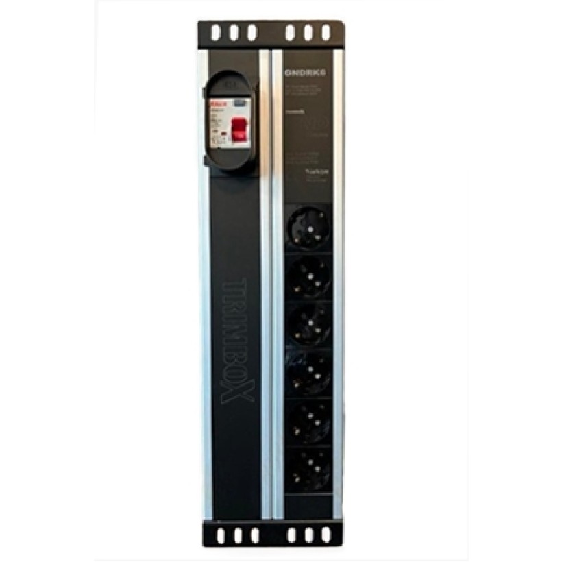 TRIMBOX GNDRK6 6LI RACK KABİN PRİZ